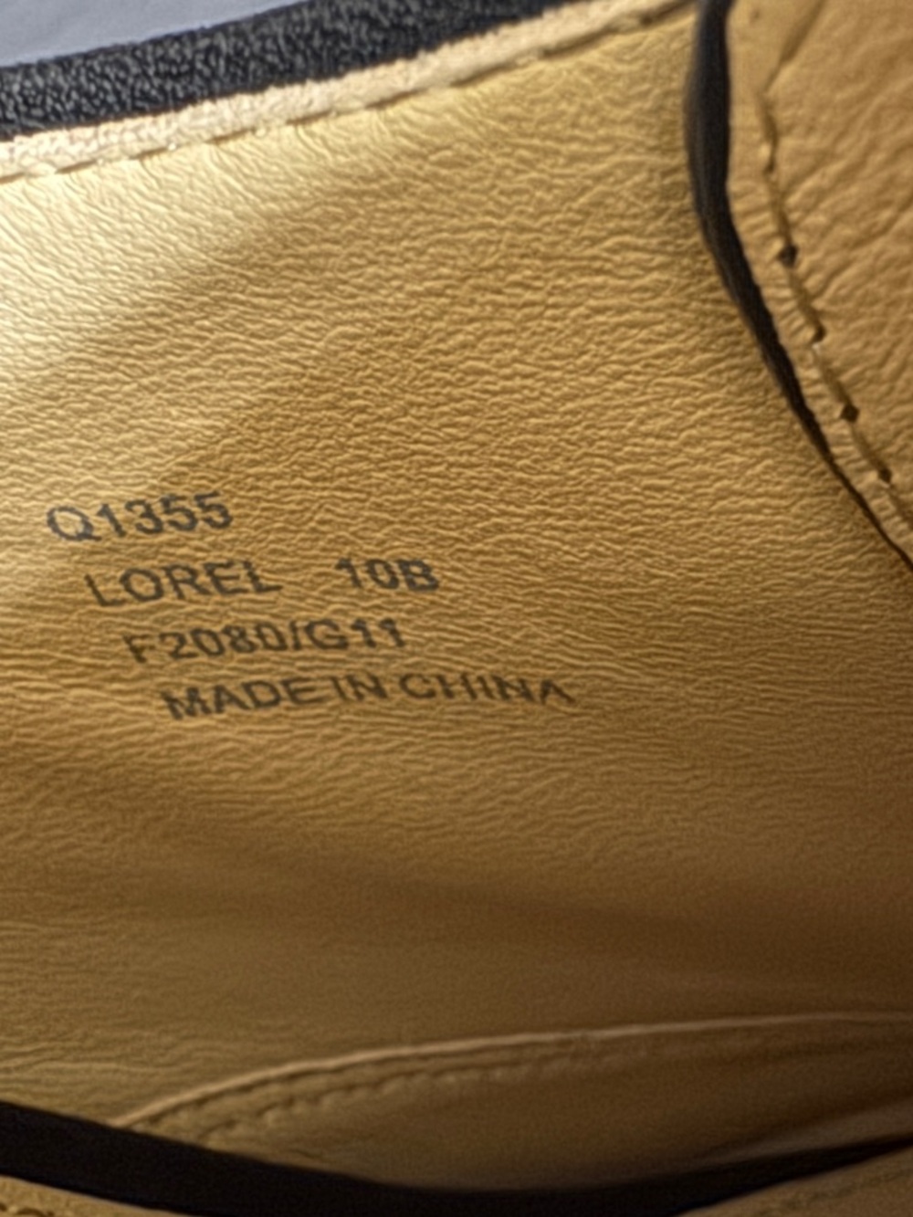 Coach Black Leather Wingtip Lace-Up Heels - Picture 6 of 8